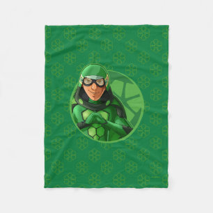 Manta Polar Insignia verde de Carapace