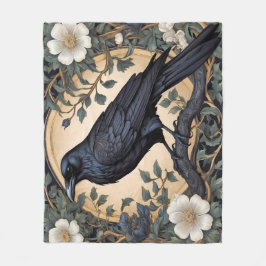 Manta Polar Inspiración de Black Raven William Morris