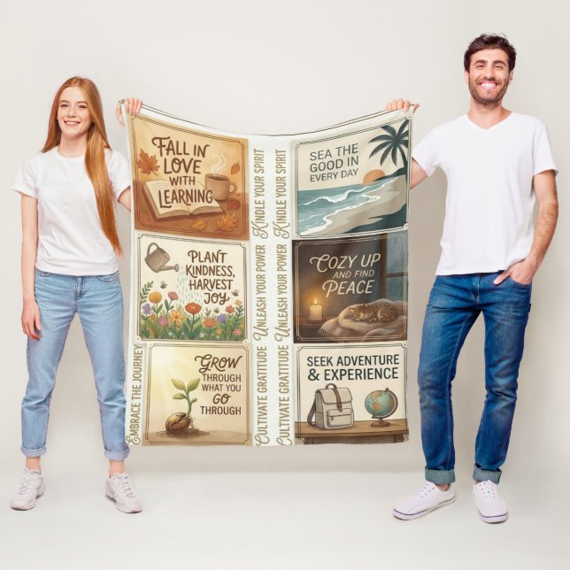 Manta Polar Inspirational Quote Art Sticker Sheet (In situ)