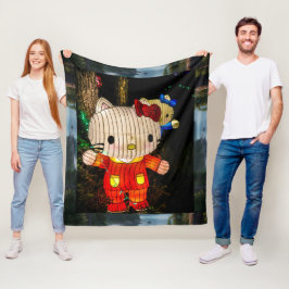 Manta Polar Instalaciones de luces de personajes de dibujos an
