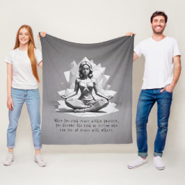 Manta Polar Instructor de Meditación de Yoga Reiki Master Lotu
