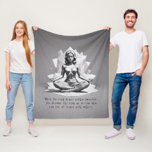 Manta Polar Instructor de Meditación de Yoga Reiki Master Lotu