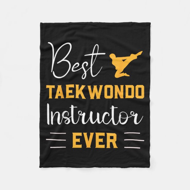 Manta Polar Instructor de Taekwondo Ever Artes Marciales (Anverso)