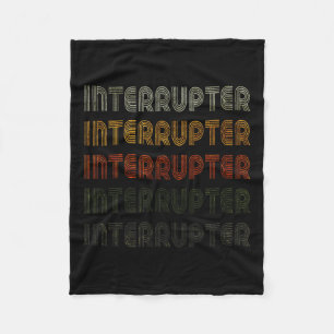 Manta Polar Interruptor del corazón de amor Tee Grunge negro v