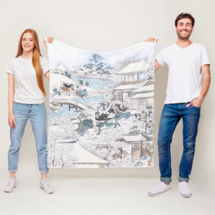 Manta Polar Invierno japonés Ukiyo-e de los 47 Ronin