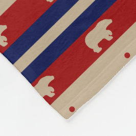 Manta Polar Invierno rústico