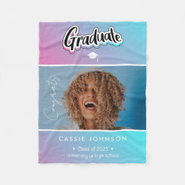 Manta Polar Invitación de graduación