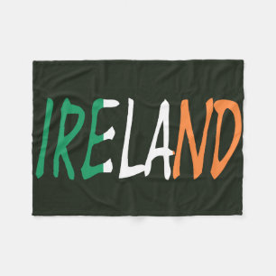 Manta Polar Irlanda sobre la base de la bandera irlandesa fbcn
