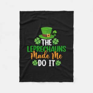 Manta Polar Irlandés El Leprechauns Me Hizo Hacerlo