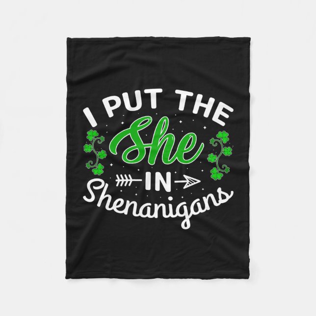 Manta Polar Irlandés Lo Puse En Bromas (Anverso)