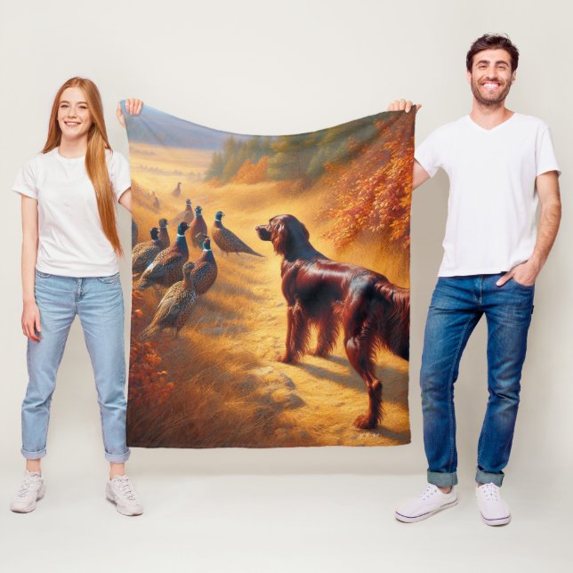 Manta Polar Irlandés Setter (In situ)