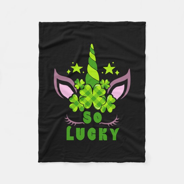 Manta Polar Irlandés tan afortunado (Anverso)