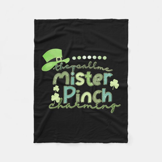 Manta Polar Irlandeses Me Llaman Mister Pinch Apreciador (Anverso)