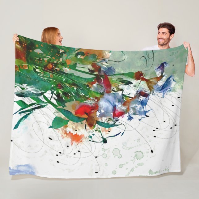 Manta Polar Irses Fleece Blanket (In situ)