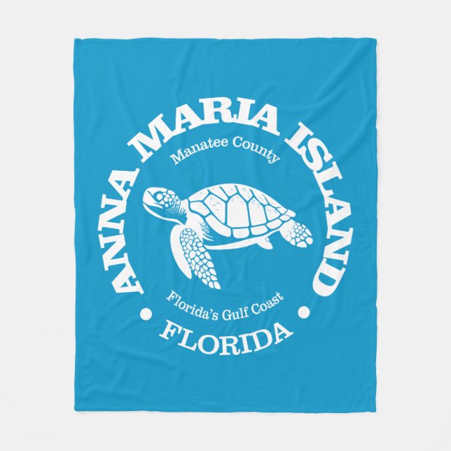 Manta Polar Isla Anna Maria (tortuga marina) (Anverso)