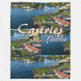 Manta Polar Isla del Caribe Castries Santa Lucía