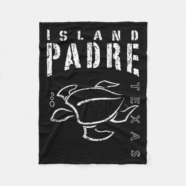 Manta Polar Isla Padre Texas Recuerdo (Anverso)