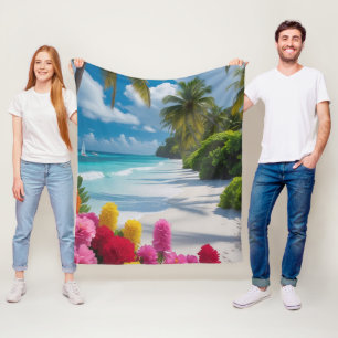 Manta Polar "Island Dreams Tropical Beach Blanket