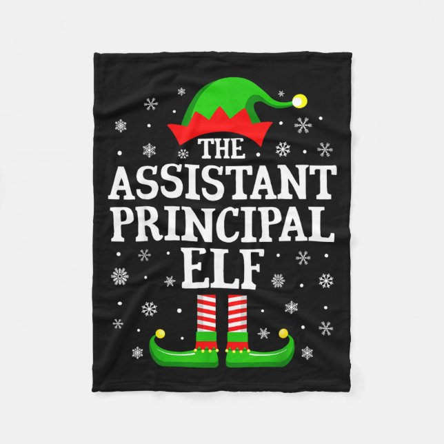Manta Polar Istant Principal Elf Funny Christmas Family Matchi (Anverso)