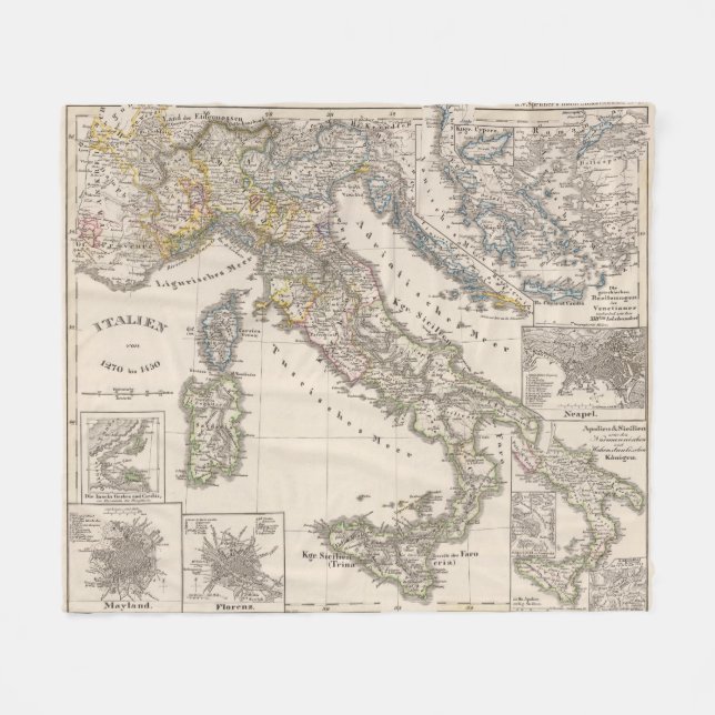 Manta Polar Italia a partir de 1270 a 1450 (Frente (Horizontal))