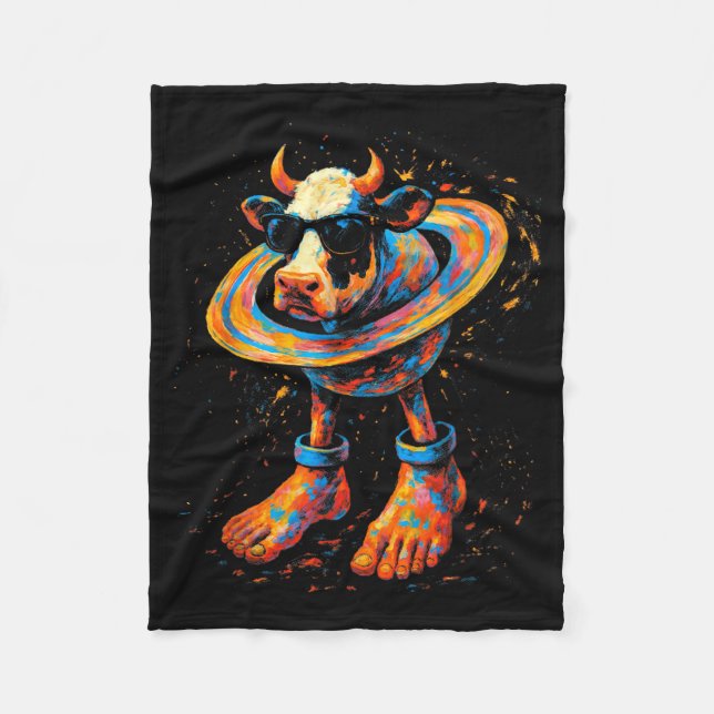 Manta Polar Italian Brainrot Meme La Vaca Saturno Saturnita Wa (Anverso)