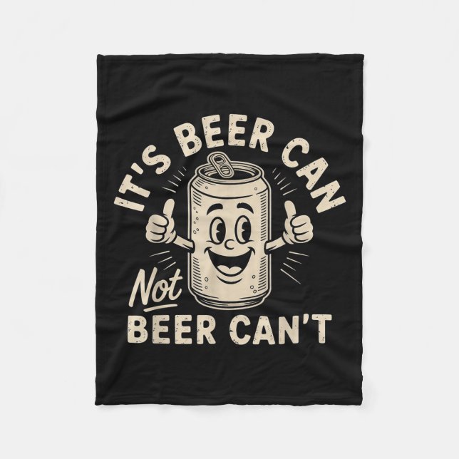 Manta Polar It's Beer Can Not Beer Can't  (Anverso)