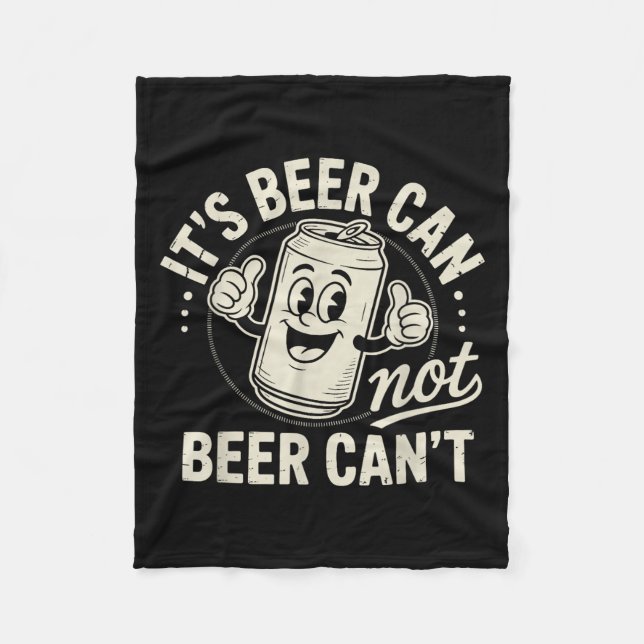 Manta Polar It's Beer Can Not Beer Can't  (Anverso)