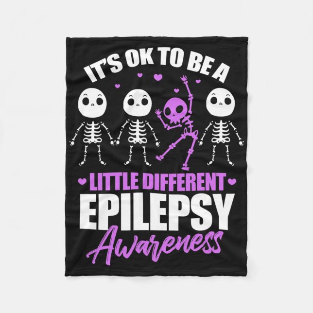 Manta Polar Its Ok To Be A Little Different Epilepsy Awareness (Anverso)