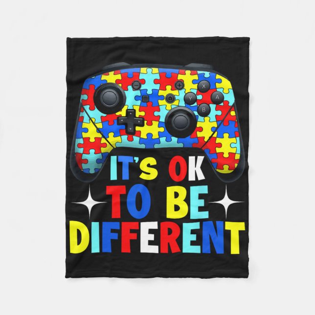 Manta Polar It's Ok To Be Different Autism Gaming Controller B (Anverso)