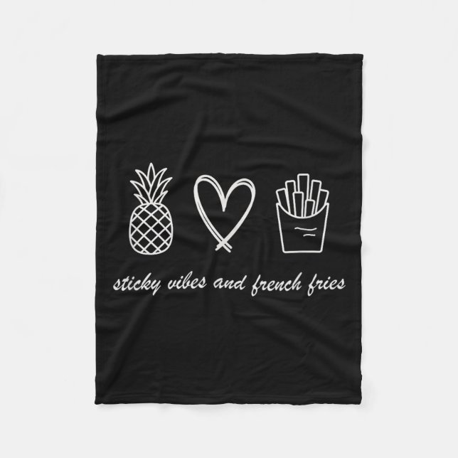 Manta Polar Ivf Mom Pregnancy Transfer Day Sticky Vibes &amp;  (Anverso)