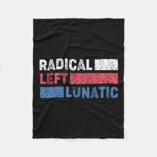 Manta Polar Izquierda radical lunática contra Trump gracioso d