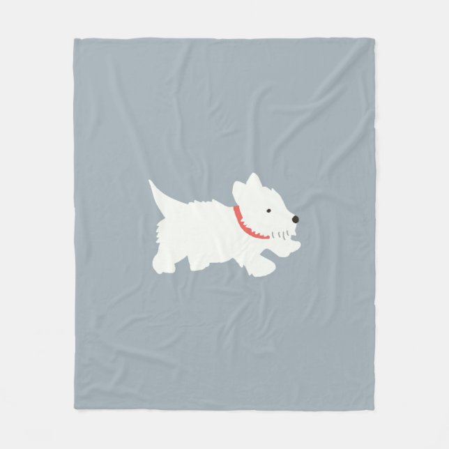 Manta Polar Izzie El Westie (Anverso)