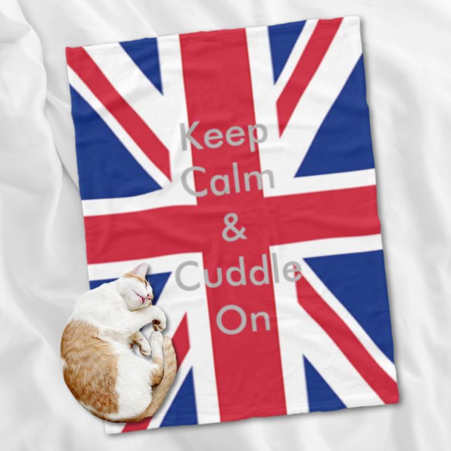 Manta Polar jack de unión de banderas británicas de moda londi (vintage london fashion british flag union jack fleece blanket)