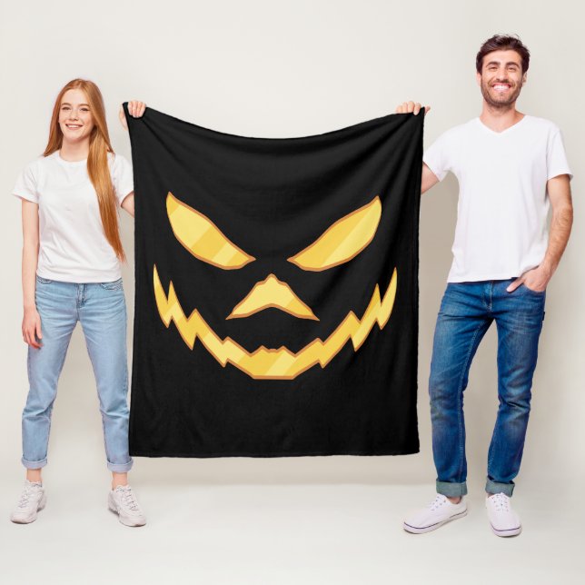 Manta Polar Jack O Lantern de Halloween (In situ)