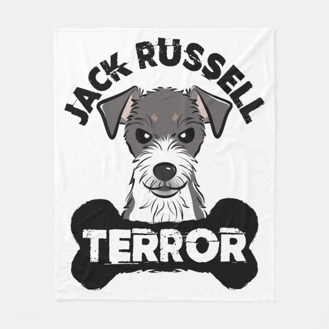 Manta Polar Jack Russell Terror Funny Parsons Terrier Dog (Anverso)