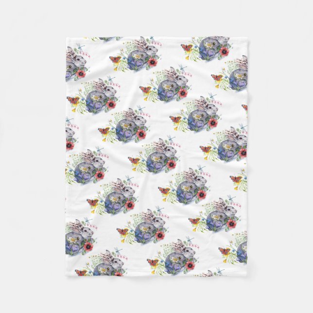 Manta Polar Jackalope de primavera (Anverso)