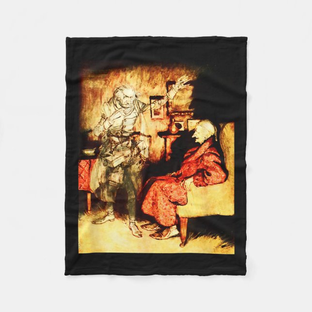 Manta Polar Jacob Marley Ghost Scrooge Bah Humbug Christmas Ca (Anverso)