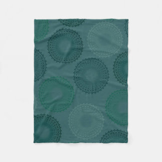 Manta Polar Jaded Verde azulado Lace Doily