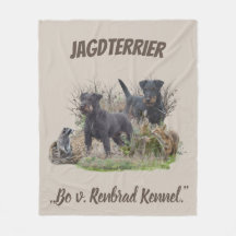 Jagdterrier, Bo contra Renbrad Kennel". Pegatina P