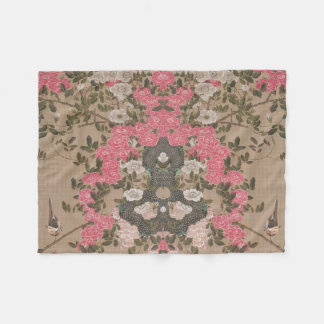 Manta Polar Jakuchu Rose Harmony Fleece Blanket