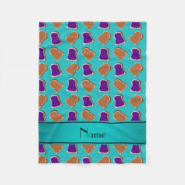 Manta Polar Jalea conocida personalizada de la mantequilla de (Anverso)