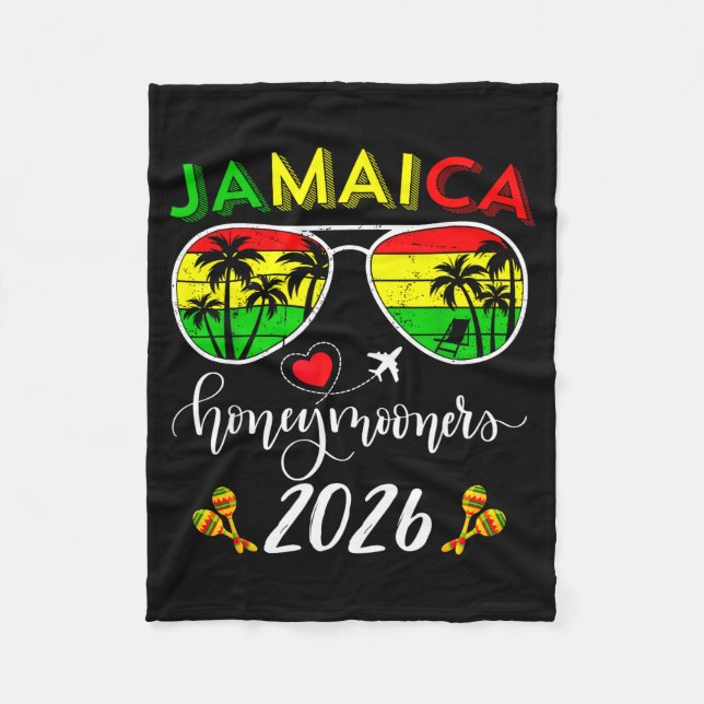Manta Polar Jamaica Honeymoon 2026 Couple Summer Vacation Matc (Anverso)