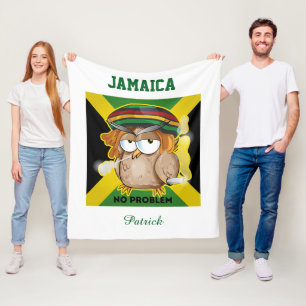 Manta Polar Jamaica No hay problema de nombre personalizado