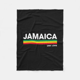 Manta Polar Jamaica Retro Reggae Color Rs Vacaciones Jamaicaso