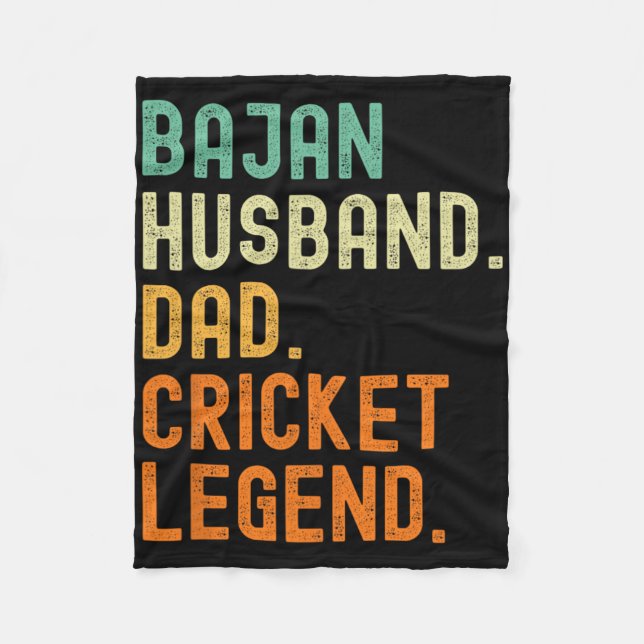 Manta Polar Jan Husnd Dad Cricket Legend Rdos  (Anverso)