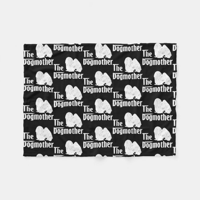 Manta Polar Japanese Chin Lover Gifts Dog Mom Mother's Day  (Frente (Horizontal))