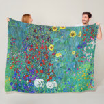 Manta Polar Jardín de granja con girasoles, Gustav Klimt<br><div class="desc">Gustav Klimt (14 de julio de 1862 - 6 de febrero de 1918) era un pintor simbolista austríaco y uno de los miembros más destacados del movimiento secesión de Viena. Klimt es conocido por sus pinturas, murales, bocetos y otros objetos artísticos. Además de sus obras figurativas, que incluyen alegorías y...</div>