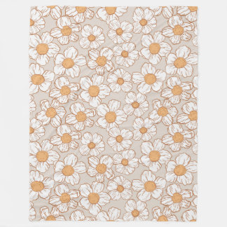 Manta Polar Jardín de invierno en Beige