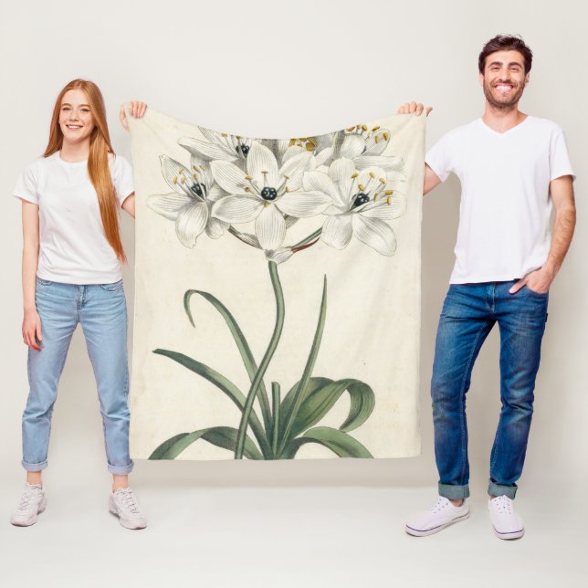 Manta Polar Jardín de marfil (In situ)