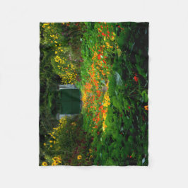 Manta Polar Jardín de Monet, Giverny, Francia en otoño